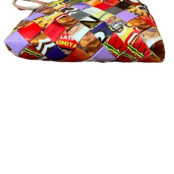 Nahui Ollin candy wrapper small wristlet - Picture 3 of 9